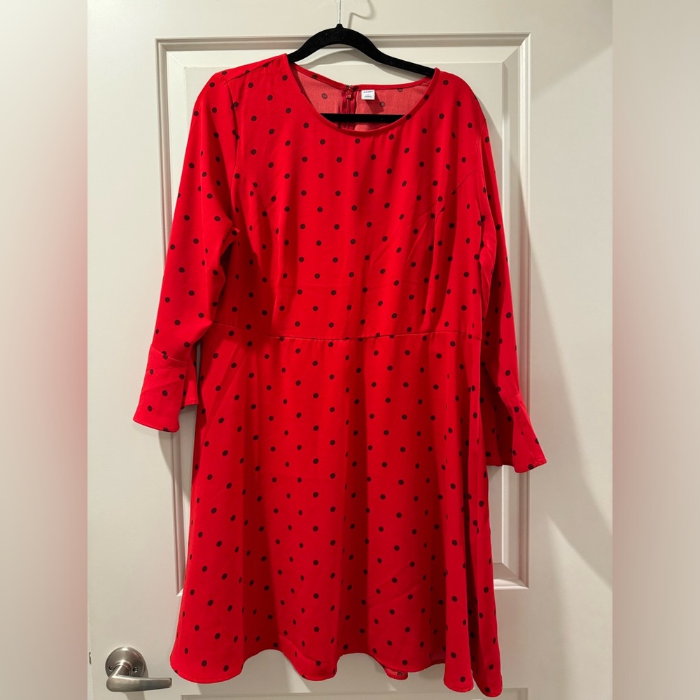 Women’s Old Navy Fit & Flare Long Sleeve Dress